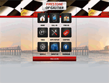 Tablet Screenshot of firestoneofgautier.com